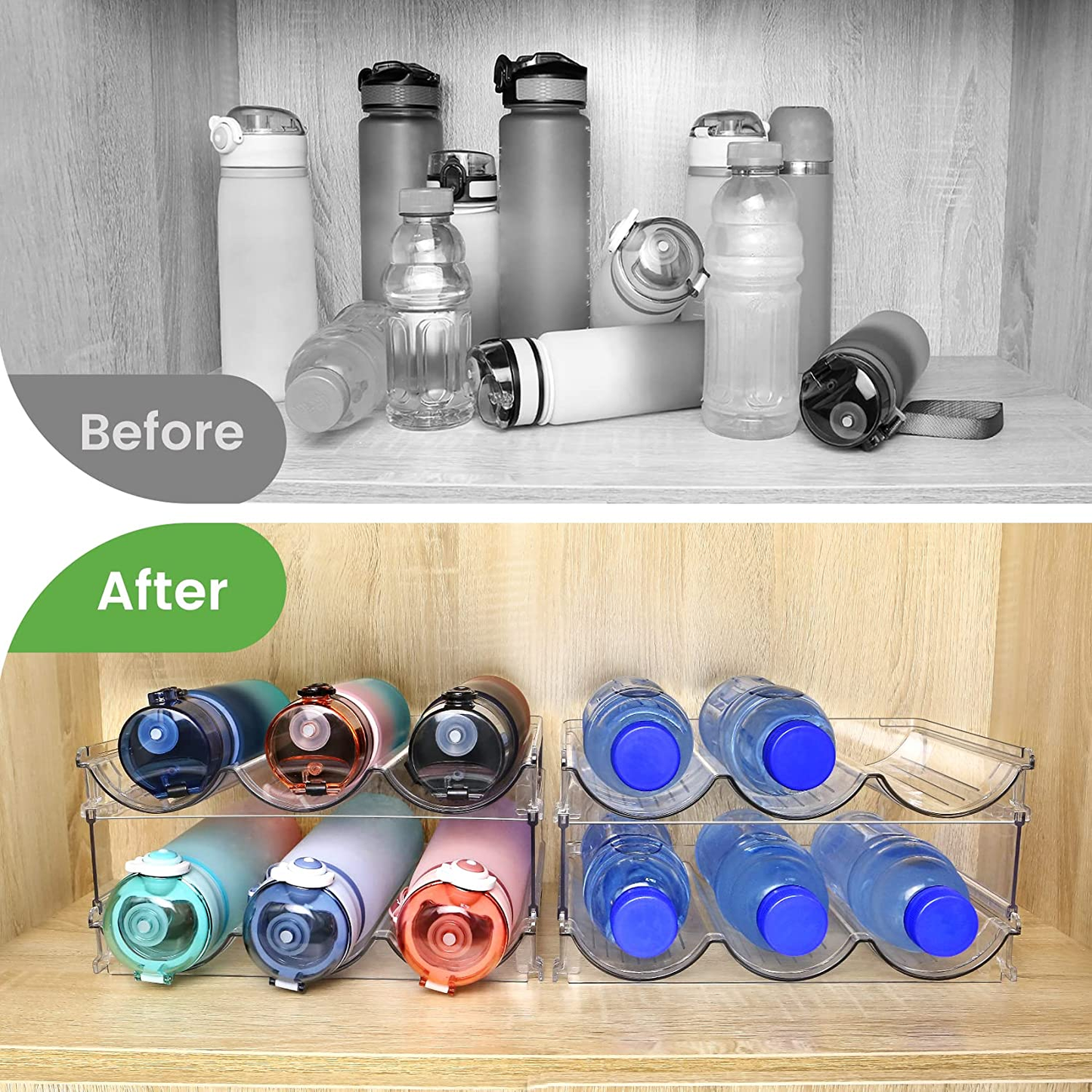 Organizador Apilable de Botellas